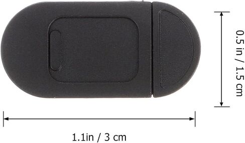 Webcam Cover Slide 4 Pack for Tablet Desktop Computer Black in Saudi Arabia