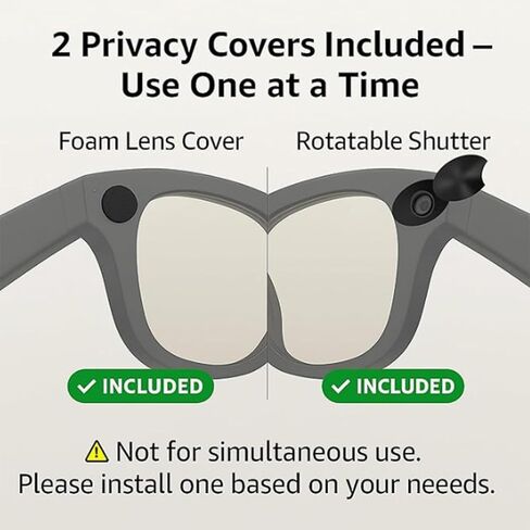 Glasses Lens Cover 3 Pieces Smart Anti-Spying Electronics Supplies in Saudi Arabia