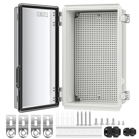 Weatherproof Outdoor Network Enclosure for Routers and WiFi Devices - Durable and Secure Protection for Your Outdoor Connectivity Needs (Clear, 8.7"x6.7"x4.3") in Saudi Arabia