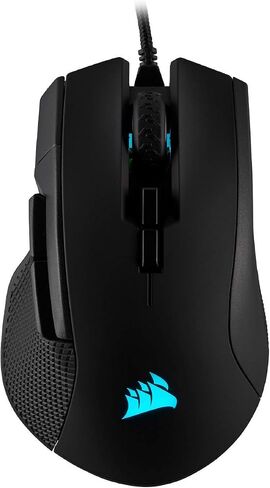 CORSAIR IRONCLAW RGB - FPS and MOBA Gaming Mouse - 18,000 DPI Optical Sensor - Backlit RGB LED, Black (Renewed) in Saudi Arabia