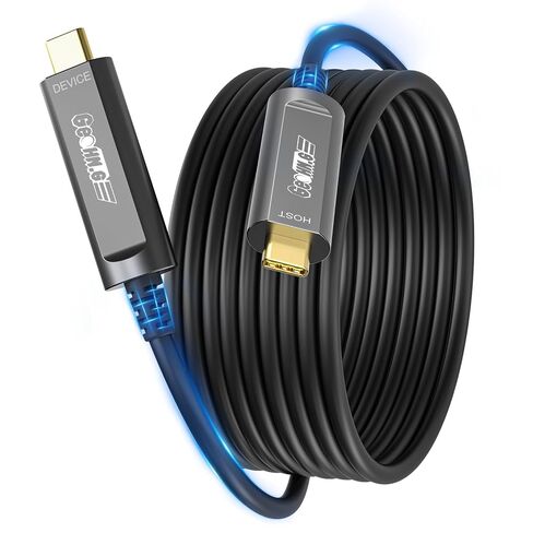 USB C Fiber Optic Cable 33 FT, 10Gbps High Speed Active Long USB C Cable in Saudi Arabia