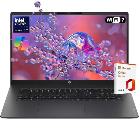HP OmniBook 3 17.3" Business Laptop,Intel Core Ultra 7,16GB RAM 512GB SSD in Saudi Arabia
