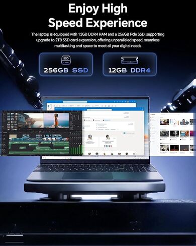 15.6'' AI Laptop with Office 365, 12GB RAM 256GB SSD in Saudi Arabia