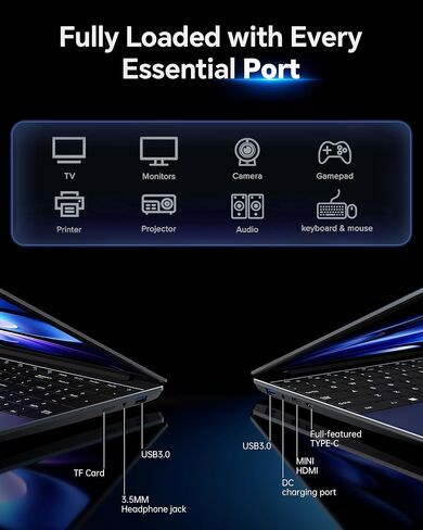 15.6'' AI Laptop with Office 365, 12GB RAM 256GB SSD in Saudi Arabia