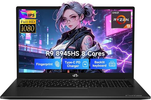 NIMO 17.3" AI-Laptop, 8 Cores AMD Ryzen 9 8945H 16GB RAM 1TB SSD in Saudi Arabia