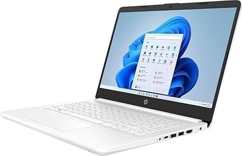 HP 14" Student-Business Laptop Computer, Intel Celeron N4500(Up to 2.8GHz), 8GB RAM 320GB Storage(64GB eMMC +256GB Ghost Manta SD Card), Computer Laptops with 1-Year Microsoft Office 365 Windows 11 in Saudi Arabia