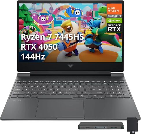 HP Victus 15.6" Full HD 144Hz Gaming Laptop, Intel Core i5-12450H,16GB RAM,1TB PCIe SSD, NVIDIA GeForce RTX 3050, Wi-Fi 6, Backlit Keyboard,Windows 11 Pro, Performance Blue in Saudi Arabia