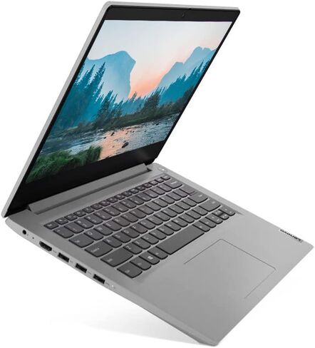 Lenovo IdeaPad 3i Laptop, 14" FHD Screen, Intel i3-1115G4 Processor, 8GB RAM, 256GB SSD, Webcam, HDMI, Media Card Reader, Dolby Audio, Wi-Fi 6, Windows 11 Home, Platinum Grey in Saudi Arabia