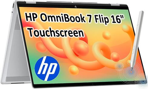 HP OmniBook 7 Flip 2-in-1 Business Laptop, 16" 3K OLED Touchscreen, Intel Ultra 7 258V, 32GB DDR5, 1TB SSD, Next Gen Envy x360, Intel Arc 140V, MPP Stylus, Backlit KB, IR Webcam, Wi-Fi 7, Win 11 in Saudi Arabia
