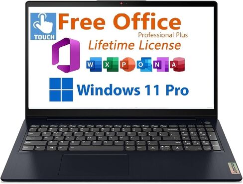 Lenovo 2026 IdeaPad 1i 15.6" FHD Laptop,with Lifetime Office,13th Gen Intel Core i5-1335U,8GB RAM, 256GB SSD,Intel Iris Xe Graphics Win 11 Pro,Wi-Fi 6,10 Hr Battery Life Abyss Blue in Saudi Arabia