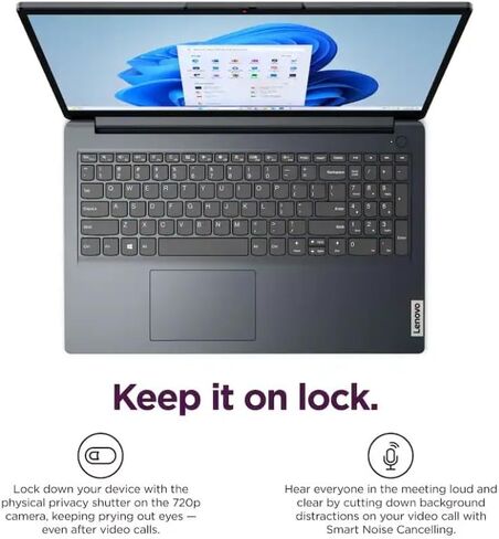 Lenovo 2026 IdeaPad 1i 15.6" FHD Laptop,with Lifetime Office,13th Gen Intel Core i5-1335U,8GB RAM, 256GB SSD,Intel Iris Xe Graphics Win 11 Pro,Wi-Fi 6,10 Hr Battery Life Abyss Blue in Saudi Arabia