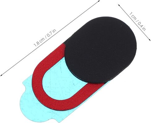 Oval Webcam Privacy Covers Black ABS 6 Pack, for Laptop and Tablet in Saudi Arabia