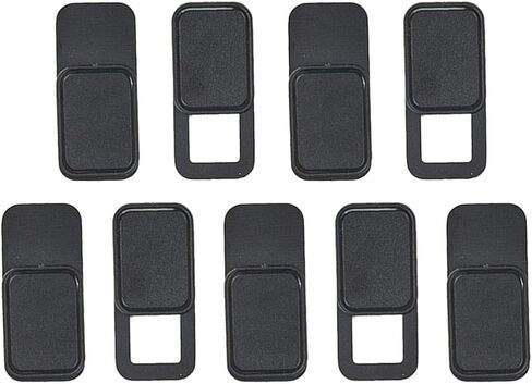 9pcs Oval Webcam Cover Slider Black Plastic for Laptop Cameras in Saudi Arabia
