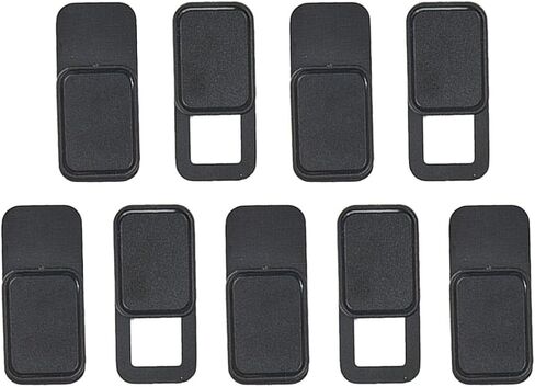 9pcs Oval Webcam Cover Slider Black Plastic for Laptop Cameras in Saudi Arabia