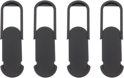 6pcs Webcam Privacy Covers for Laptop and Webcam, Sliding Black in Saudi Arabia
