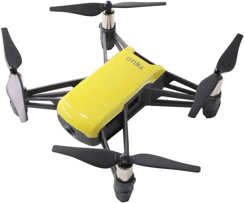 Tello Drone Body Plastic Upper Body Shell Cover Spare Replacement Fuselage Back Cover Protection Case for DJI Tello Drone Accessory (Yellow) in Saudi Arabia
