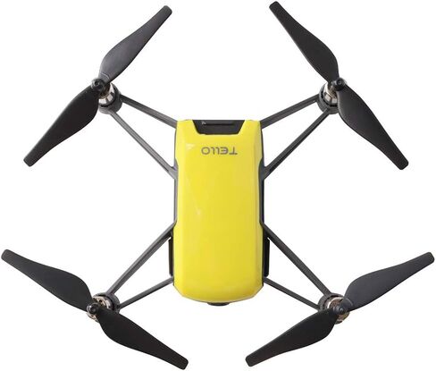 Tello Drone Body Plastic Upper Body Shell Cover Spare Replacement Fuselage Back Cover Protection Case for DJI Tello Drone Accessory (Yellow) in Saudi Arabia