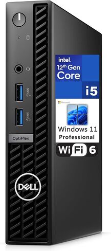 Dell OptiPlex 7000 7010 MFF 1.2L Micro Form Factor Business Desktop Computer, Intel Hexa-Core i5-12500T (Beat i7-11700T), 16GB DDR4 RAM, 1TB PCIe SSD, WiFi 6, Bluetooth, Windows 11 Pro in Saudi Arabia
