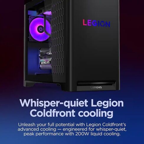 Lenovo Legion Tower 5i Gaming Desktop PC, Intel Core Ultra 7 265F（20 cores & 20 Threads）, NVIDIA GeForce RTX 5060 Ti 8GB GDDR7, 32 GB DDR5 RAM, 1 TB PCIe SSD, Windows 11 Pro, Gaming Accessories in Saudi Arabia