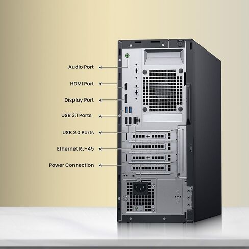 Dell Optiplex Tower Desktop Computer PC - Intel Core i5-9500 9th Gen 3.0GHz - 16GB DDR4 RAM - 256GB SSD - Keyboard & Mouse - WiFi - Window 11 Pro (Renewed) in Saudi Arabia