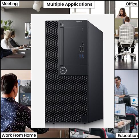 Dell Optiplex Tower Desktop Computer PC - Intel Core i5-9500 9th Gen 3.0GHz - 16GB DDR4 RAM - 256GB SSD - Keyboard & Mouse - WiFi - Window 11 Pro (Renewed) in Saudi Arabia
