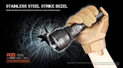 ACEBEAM W35 LC DEL Zoom LEP Flashlight - 800 Lumens, 2600 Meter Throw Distance in Saudi Arabia