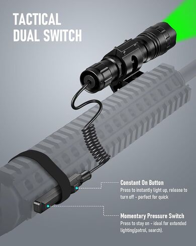 ULTRAFIRE 501GX Green LED Hunting Flashlight Kit, 600 Lumens, 520-530nm in Saudi Arabia