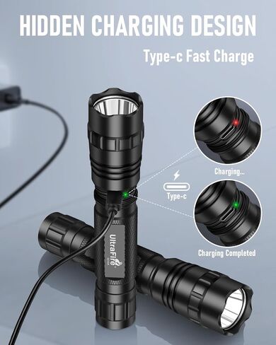 ULTRAFIRE 501GX Green LED Hunting Flashlight Kit, 600 Lumens, 520-530nm in Saudi Arabia