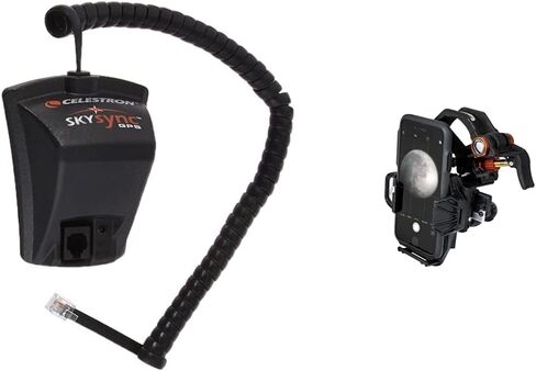 Celestron - SkySync Telescope GPS Accessory, Black (93969) & NexYZ – 3–Axis Universal Smartphone Adapter for Telescope – Digiscoping Smartphone Adapter in Saudi Arabia