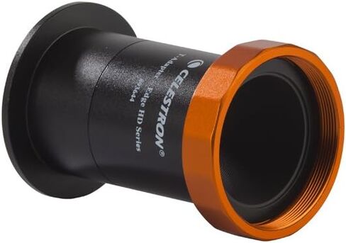 Celestron 93644 EdgeHD 8" Telescope Photo Adapter, Black & 93419 T-Ring for 35 mm Canon EOS Camera (Black) in Saudi Arabia