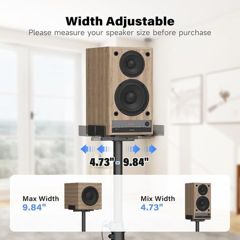 XINLEI Speaker Stands Pair for Surround Sound Height Adjustable 37.4"-48.4" in Saudi Arabia
