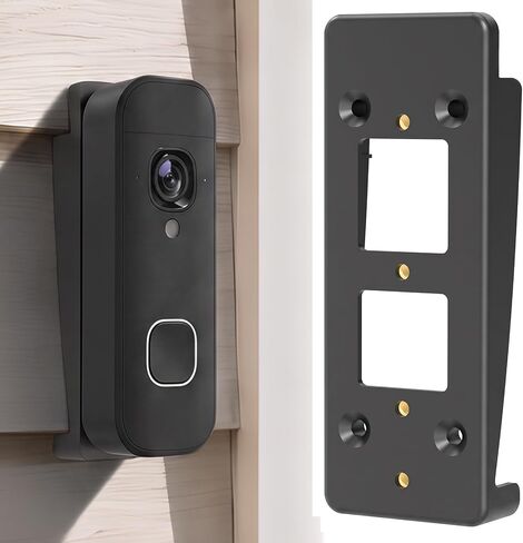 Vinyl Siding Mount for Blink Wired/ Battery Doorbell 2K+, Adjustable Angle Doorbell Wedge Corner Mounting Bracket Kit for Blink Doorbell Camera Solve Siding Tilt Problem(4" Standard Vinyl Siding Only) in Saudi Arabia