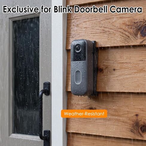 Vinyl Siding Mount for Blink Wired/ Battery Doorbell 2K+, Adjustable Angle Doorbell Wedge Corner Mounting Bracket Kit for Blink Doorbell Camera Solve Siding Tilt Problem(4" Standard Vinyl Siding Only) in Saudi Arabia