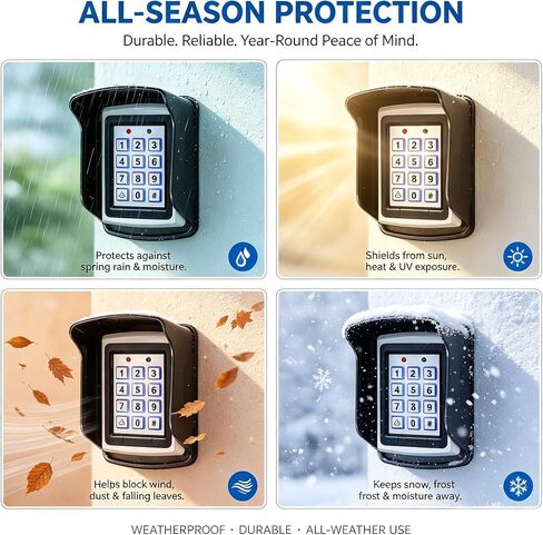 Rain Shield Cover – Waterproof for Access Control Keypad in Saudi Arabia