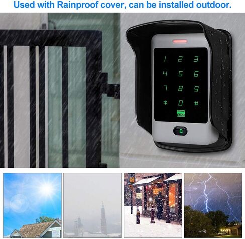 Rain Shield Cover – Waterproof for Access Control Keypad in Saudi Arabia