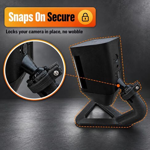 SplashNColor Table Stand Mount for Ring Spotlight Cam Plus Wireless Battery – Portable Freestanding Base | No Drill No Holes Required | Indoor Outdoor Security Camera Holder | in Saudi Arabia