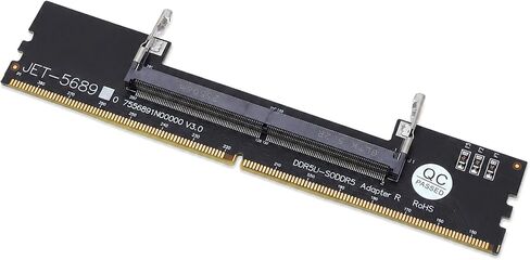 Sanpyl DDR5 U DIMM to So DDR5 Rvs Adapter Card, Laptop to Desktop Memory Converter for Computer Repair, with Stable Testing and Durable PCB for Maintenance in Saudi Arabia