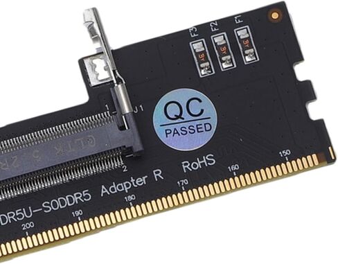 Sanpyl DDR5 U DIMM to So DDR5 Rvs Adapter Card, Laptop to Desktop Memory Converter for Computer Repair, with Stable Testing and Durable PCB for Maintenance in Saudi Arabia