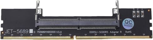 Sanpyl DDR5 U DIMM to So DDR5 Rvs Adapter Card, Laptop to Desktop Memory Converter for Computer Repair, with Stable Testing and Durable PCB for Maintenance in Saudi Arabia
