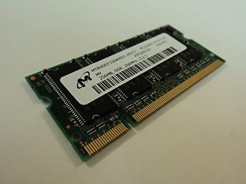 Micron RAM Memory Module 256MB PC2100S CL2.5 DDR 266MHz MT8VDDT3264HDG-265C3 in Saudi Arabia