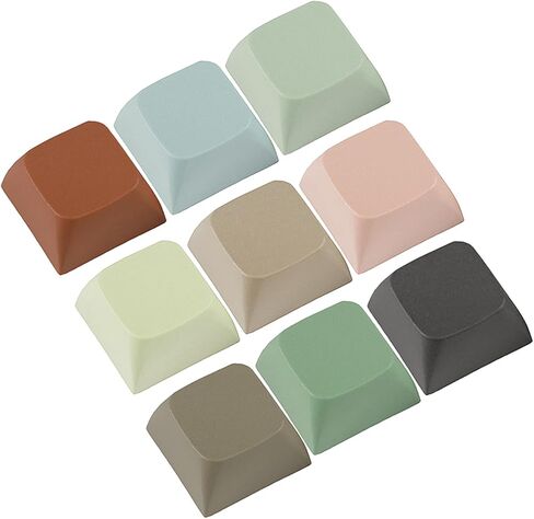 YUNLEI 10PCS PBT Blank Keycaps Thick PBT Keycap for Mechanical Keyboard 1U XDA2 Profile Keycap Set Replacement DIY Multi Color Mechanical Keyboard Accessories, blue in Kuwait