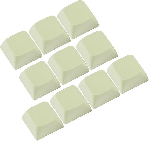 YUNLEI 10PCS PBT Blank Keycaps Thick PBT Keycap for Mechanical Keyboard 1U XDA2 Profile Keycap Set Replacement DIY Multi Color Mechanical Keyboard Accessories, blue in Kuwait