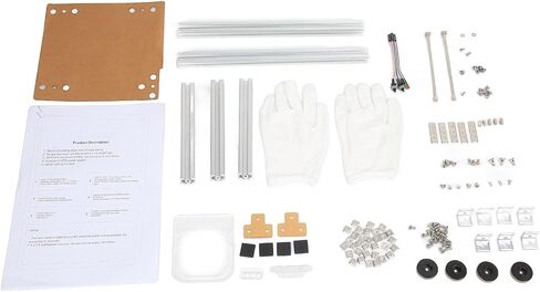 ITX Aluminum Alloy Test Bench Computer Case Mount Open Design Good Cooling Support ITX Motherboard for DIY (Silver) in Saudi Arabia
