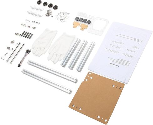 ITX Aluminum Alloy Test Bench Computer Case Mount Open Design Good Cooling Support ITX Motherboard for DIY (Silver) in Saudi Arabia