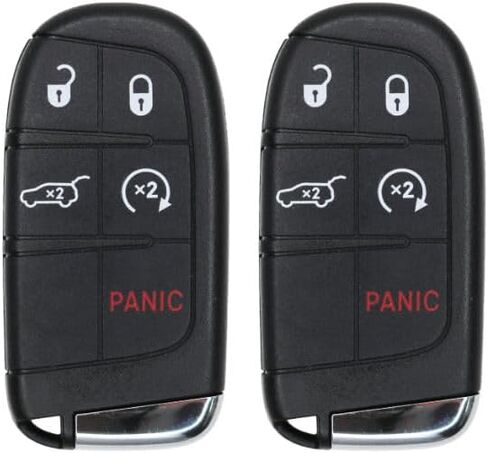 Replacement Key Fob Compatible with Durango 2014-2024 FCC M3N-40821302 M3N40821302 Part Number 68150061 68150061AC 68150061AB 68143505 Pack of 2 in Saudi Arabia
