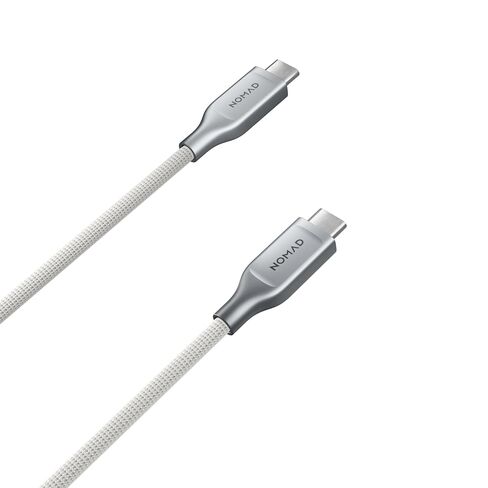 NOMAD USB-C Cable 1.5M White V3, USB-C to USB-C Built with Kevlar, Charging Cable USB C, USB Type C Cable Fast Charging in Saudi Arabia