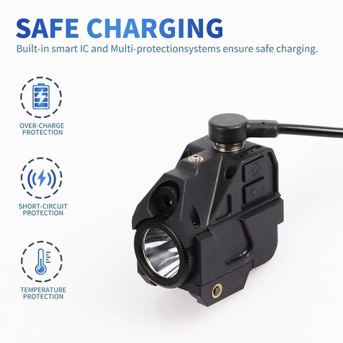 USB Magnetic Charging Cable, Replacement Tactical Flashlight Compatible for Toughsoul,Darkfang,Solofish,Votatu,Cronhawk Rechargeable Products Only in Saudi Arabia