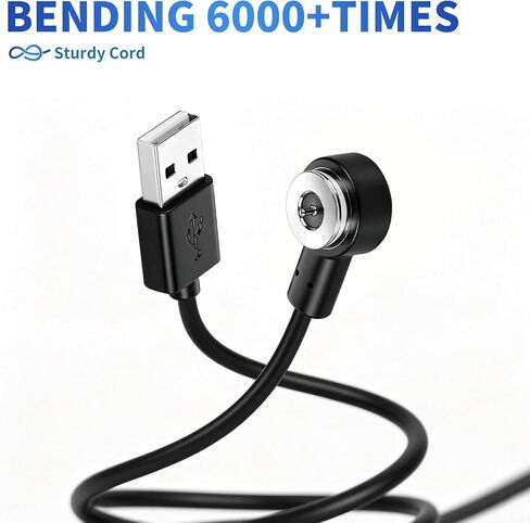 USB Magnetic Charging Cable, Replacement Tactical Flashlight Compatible for Toughsoul,Darkfang,Solofish,Votatu,Cronhawk Rechargeable Products Only in Saudi Arabia