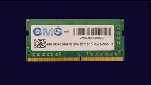 CMS 4GB (1X4GB) DDR4 19200 2400MHZ Non ECC SODIMM Memory Ram Compatible with HP/Compaq 15 Series Notebook 15-ba010AX, 15-ba079dx, 15-ba154nr, 15-bs125nl - C105 in Saudi Arabia