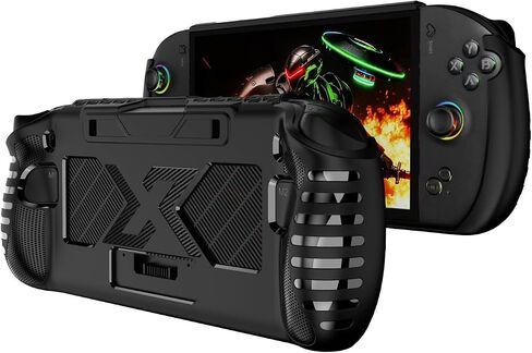 Ergonomic Hand Grip Cover Case for OneXPlayer APEX AMD MAX, TPU Cooling Shell Stand Holder Modified Grip Enhance Hand Feel Protective Sleeve Case with Stand for APEX Gaming Console Accessories in Saudi Arabia